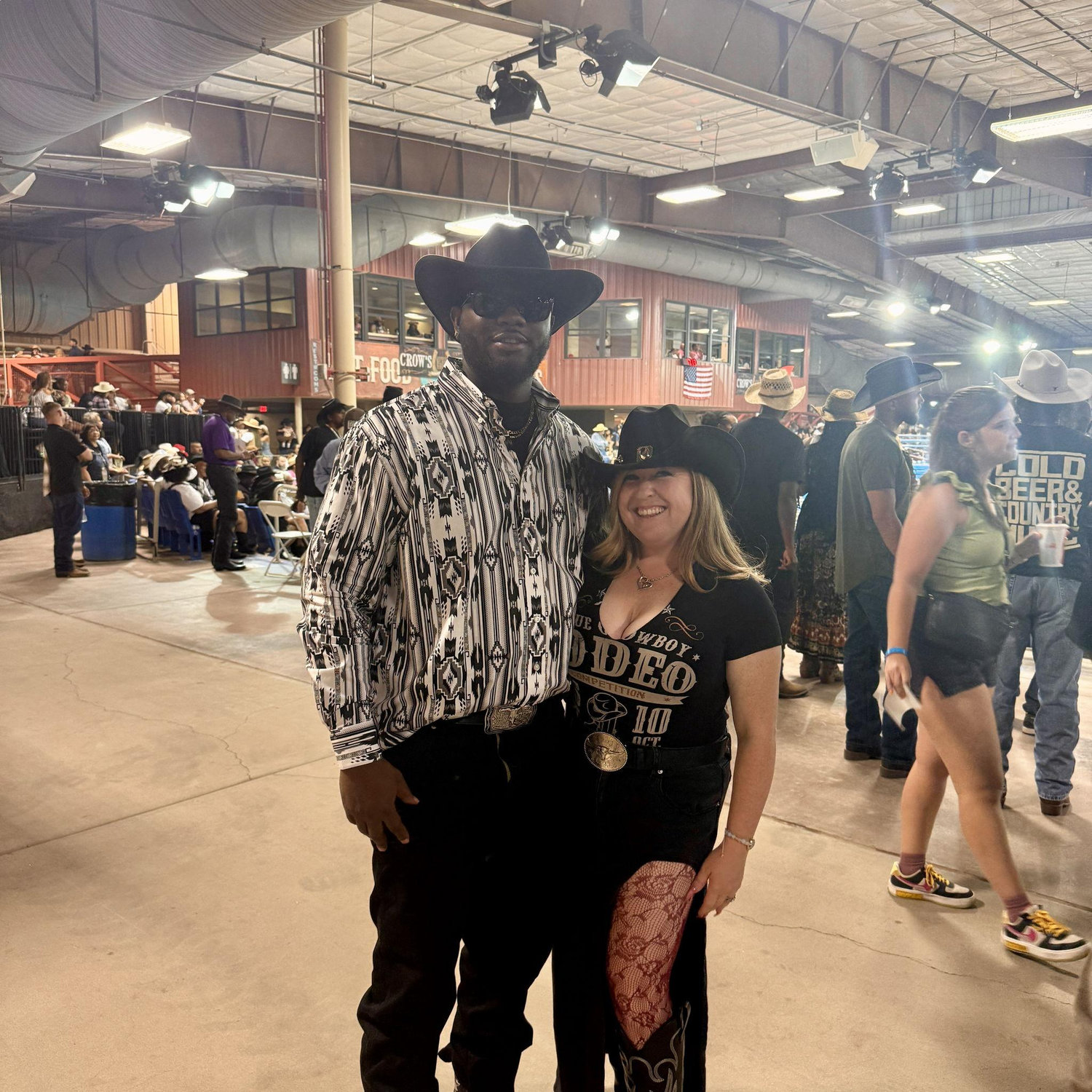The rodeo...we love an opportunity to show off our love for the West!
