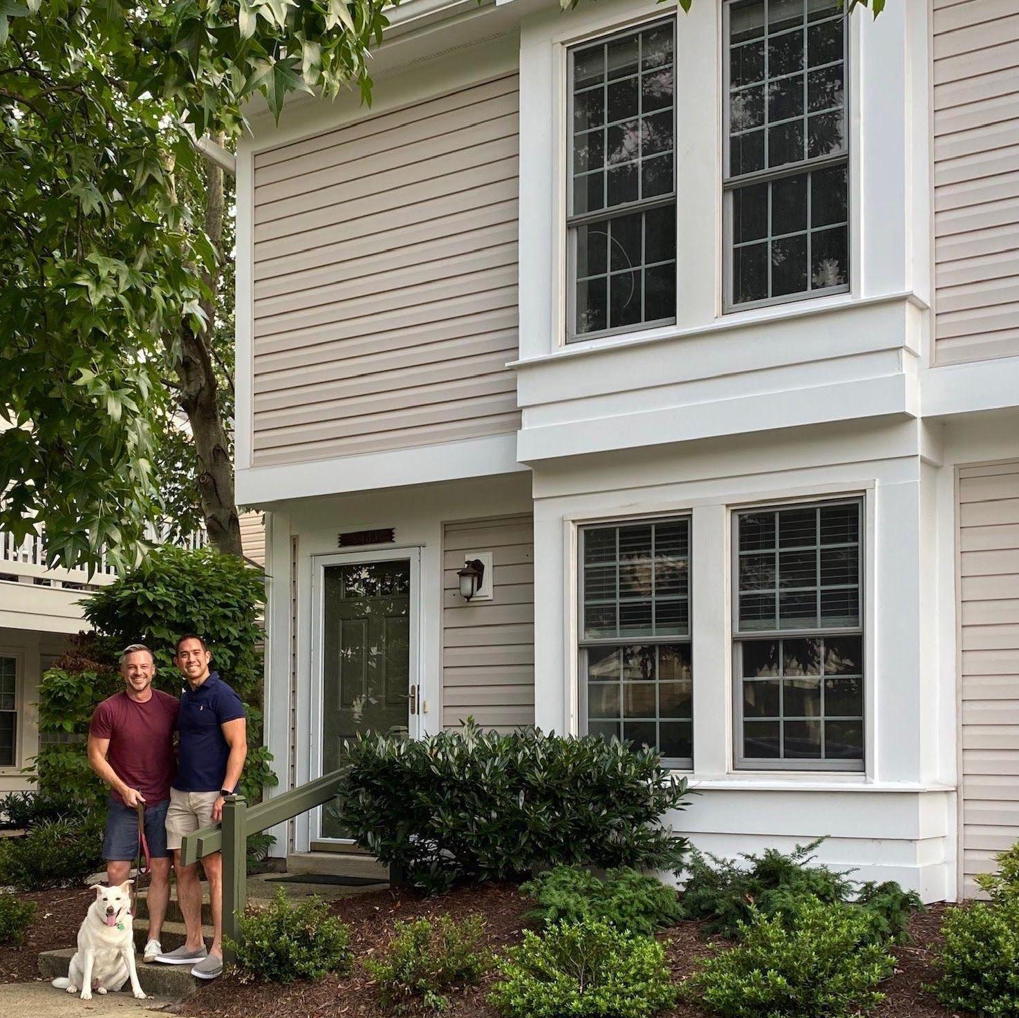 Our first home together in Shirlington!
