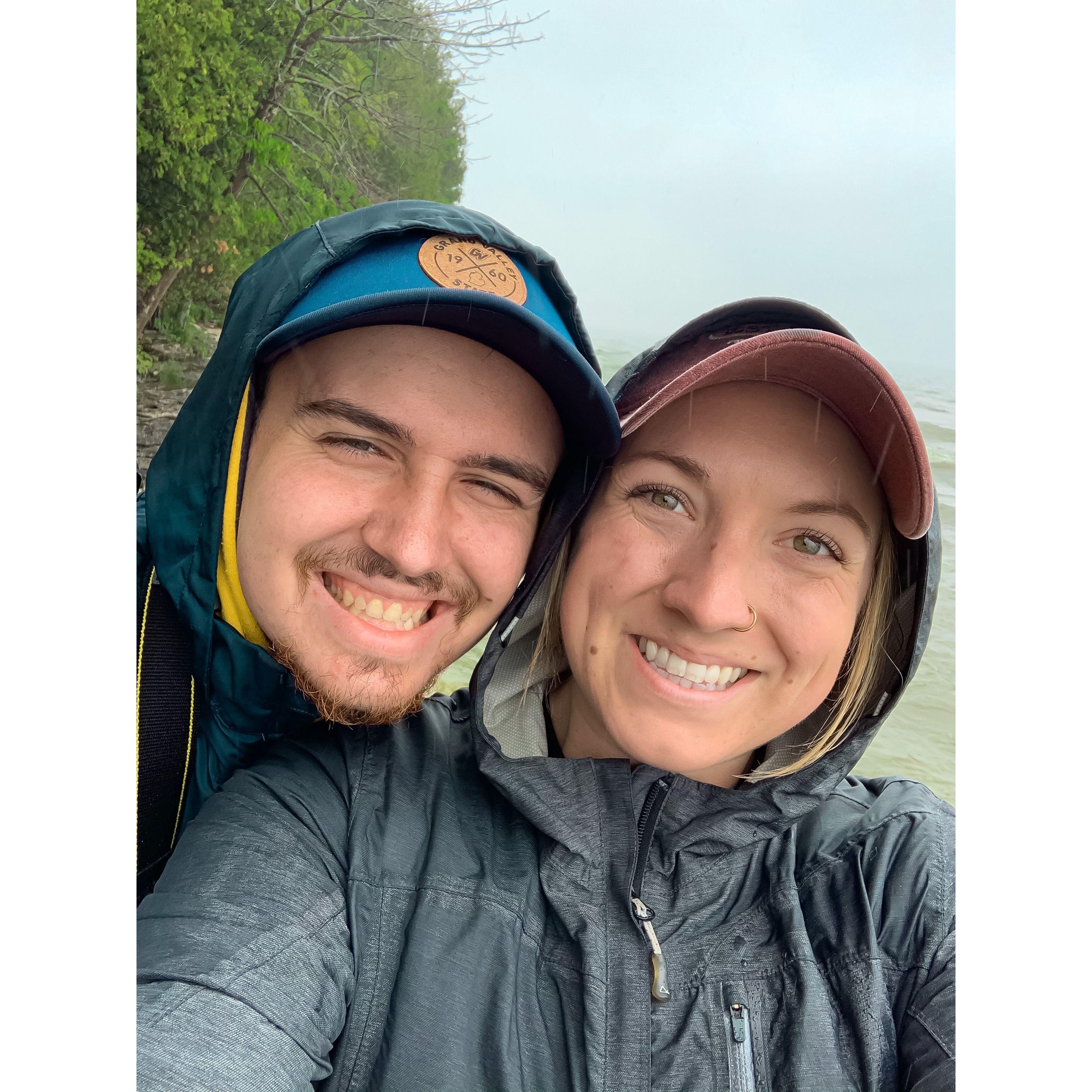 One of our favorite spots: Cave Point
