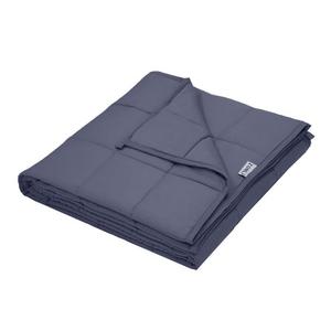 ZonLi Weighted Blanket 15 lbs for Adults About 130-160 lbs | 60''x80''| Grey | Premium Cotton with Glass Beads | Gift for Your Loved