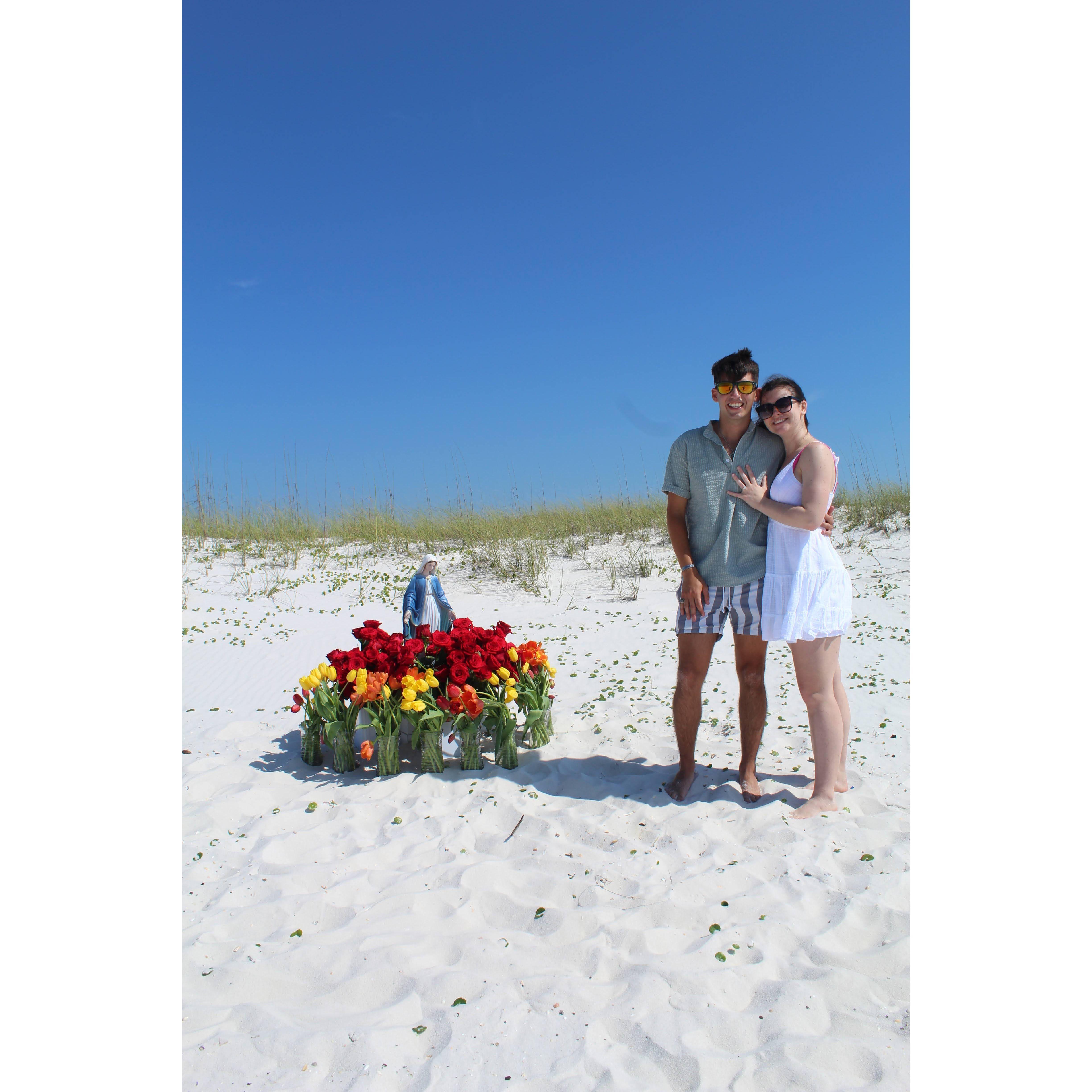 Our engagement on Pensacola Beach