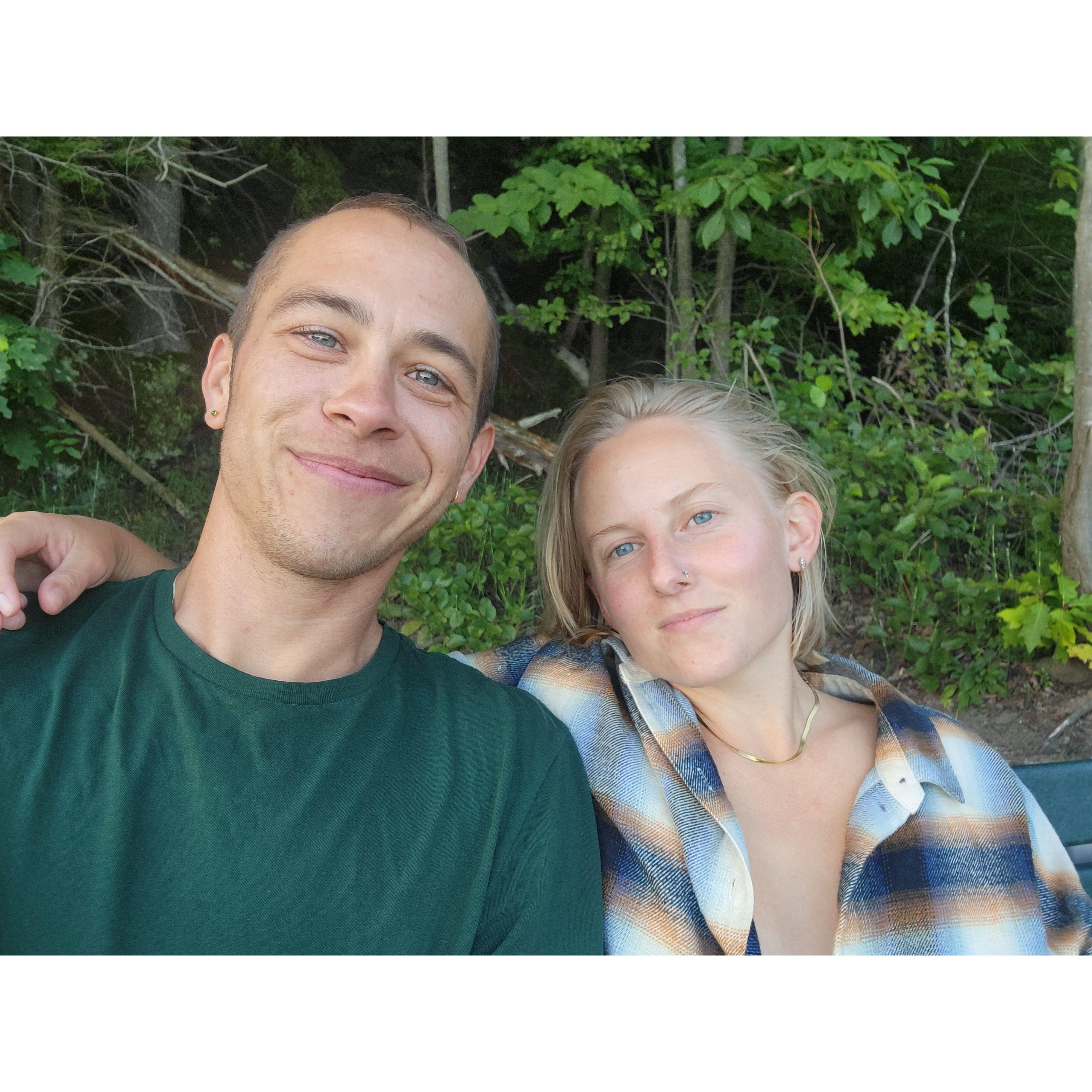 After a dip at Niquette Bay State Park