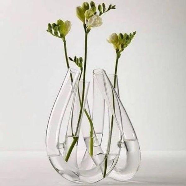 Trui Vase By Rosenthal (Clear)