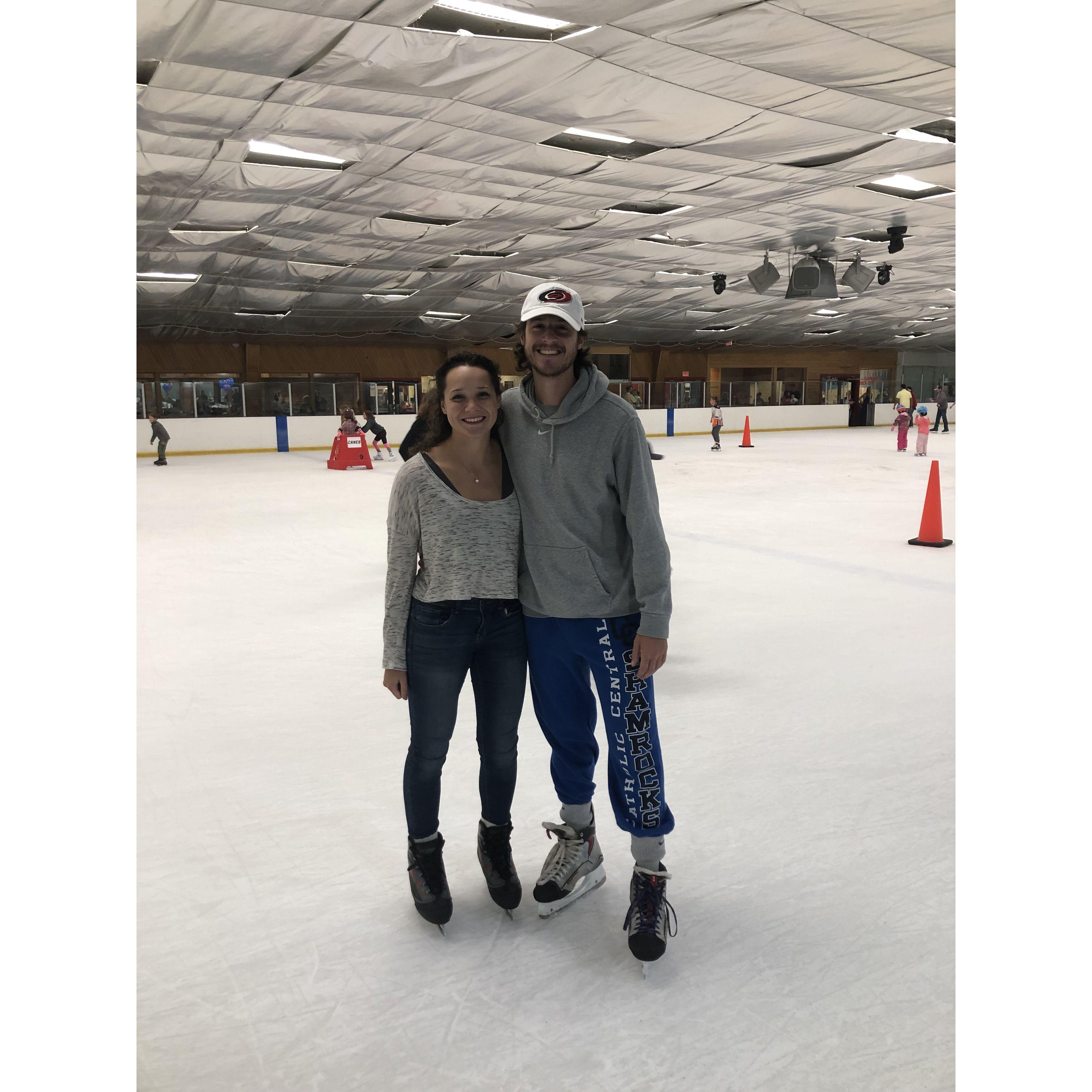 Our first ice skating date 2019