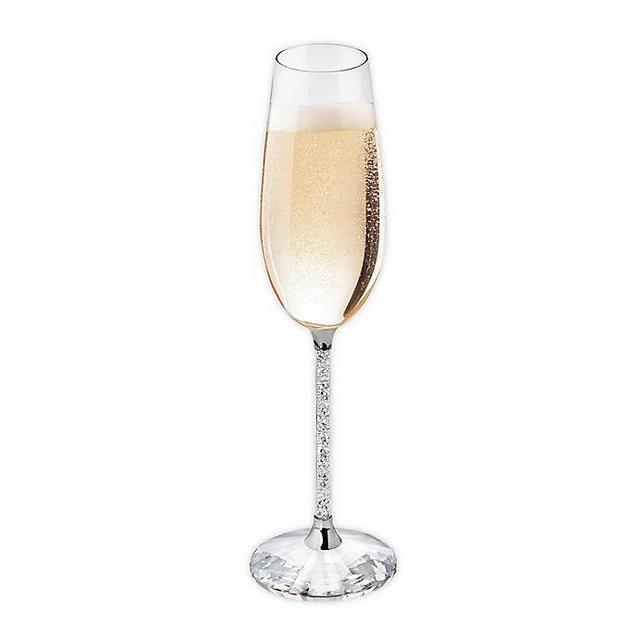 Swarovski Stemmed Champagne Flute Set (Set Of 2) in Crystal