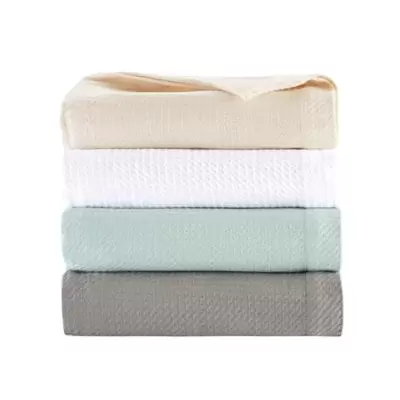 King size Madison Park Egyptian Cotton Blanket In Grey