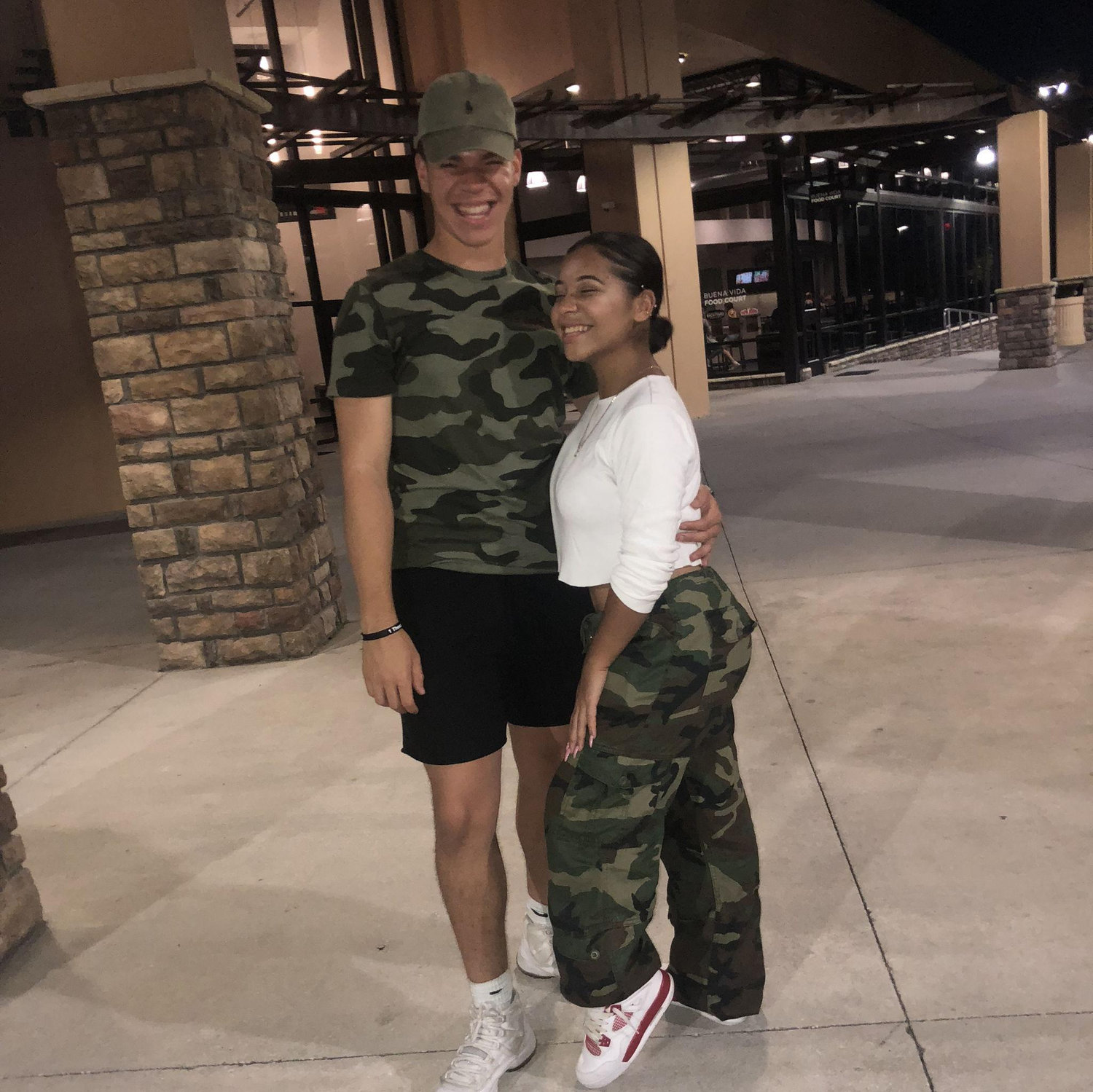 Our first photo together