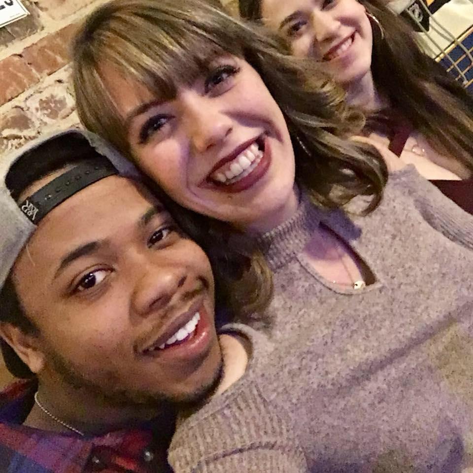 This was our first New Year's celebration together--spent at Shakespeare's Pizza's staff New Year's party. It was shortly before the first time we said "I Love You".