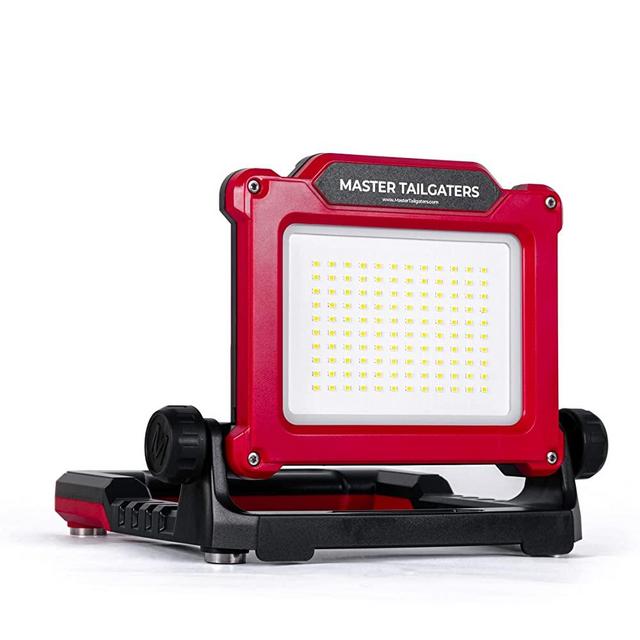 Master Tailgaters LED Work Flood Light Compatible for Milwaukee 18v Battery - Cordless 3500LM