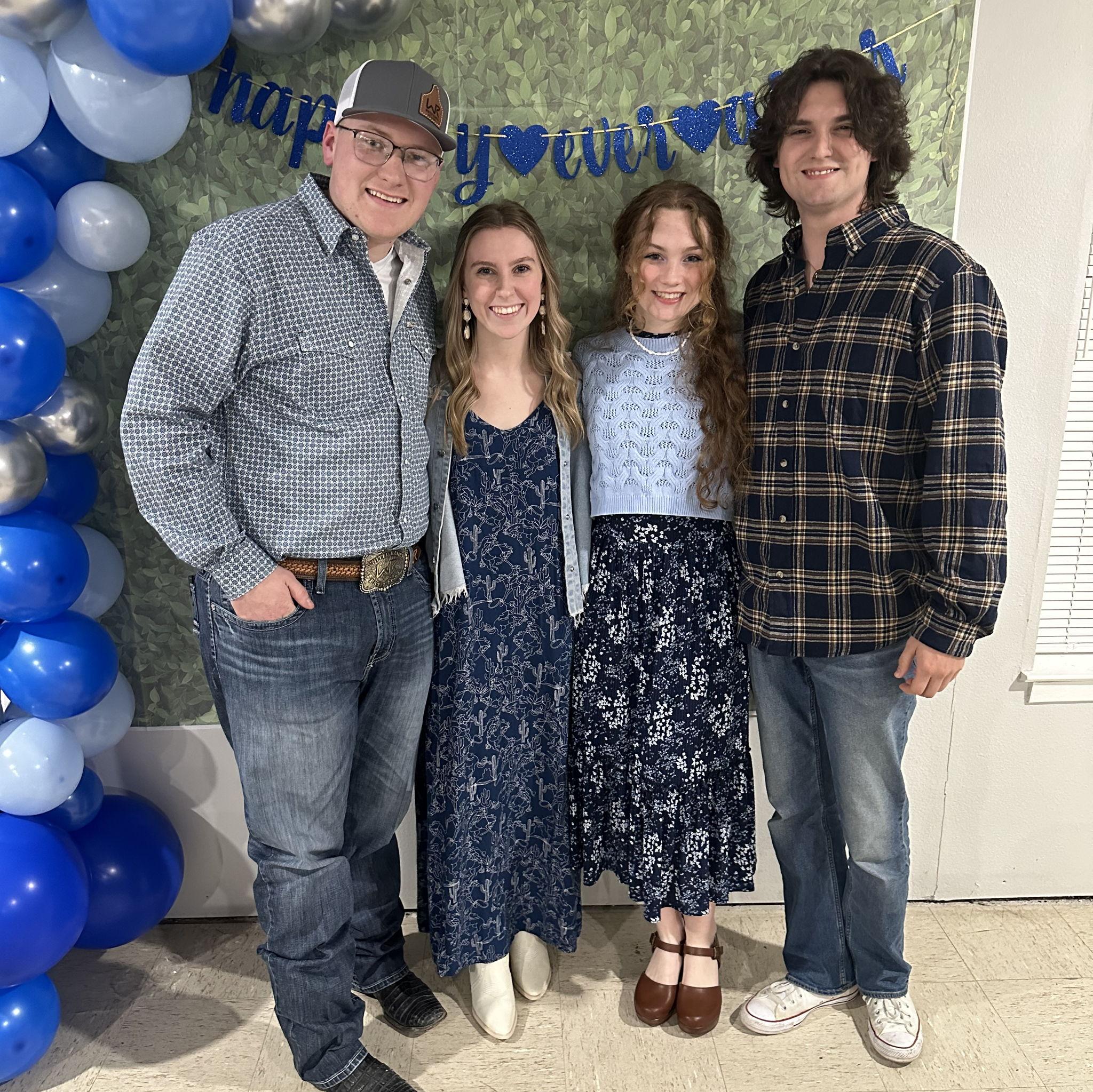 Aly's "Something Blue" bridal shower