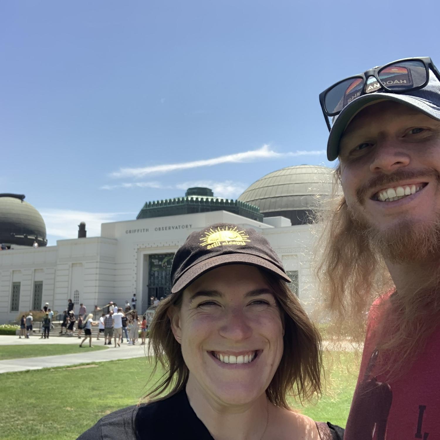 July 2023- Stopped at the Griffith Observatory in LA while in California for our nephew's first birthday.