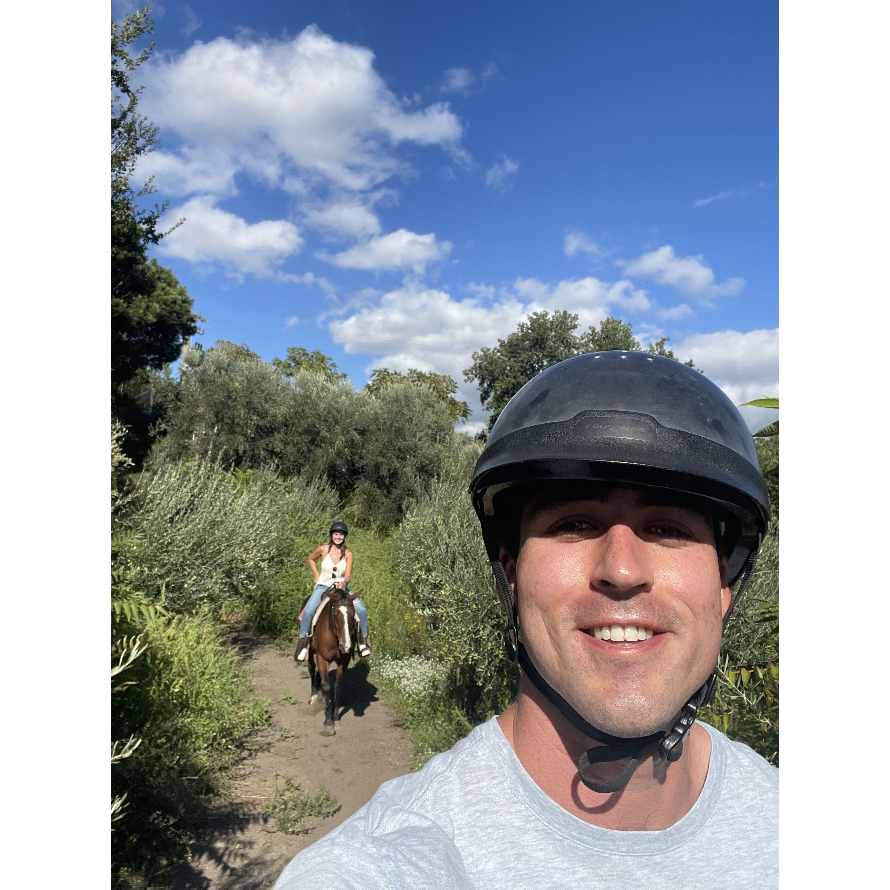 Horseback riding at Mount Vesuvius 2022