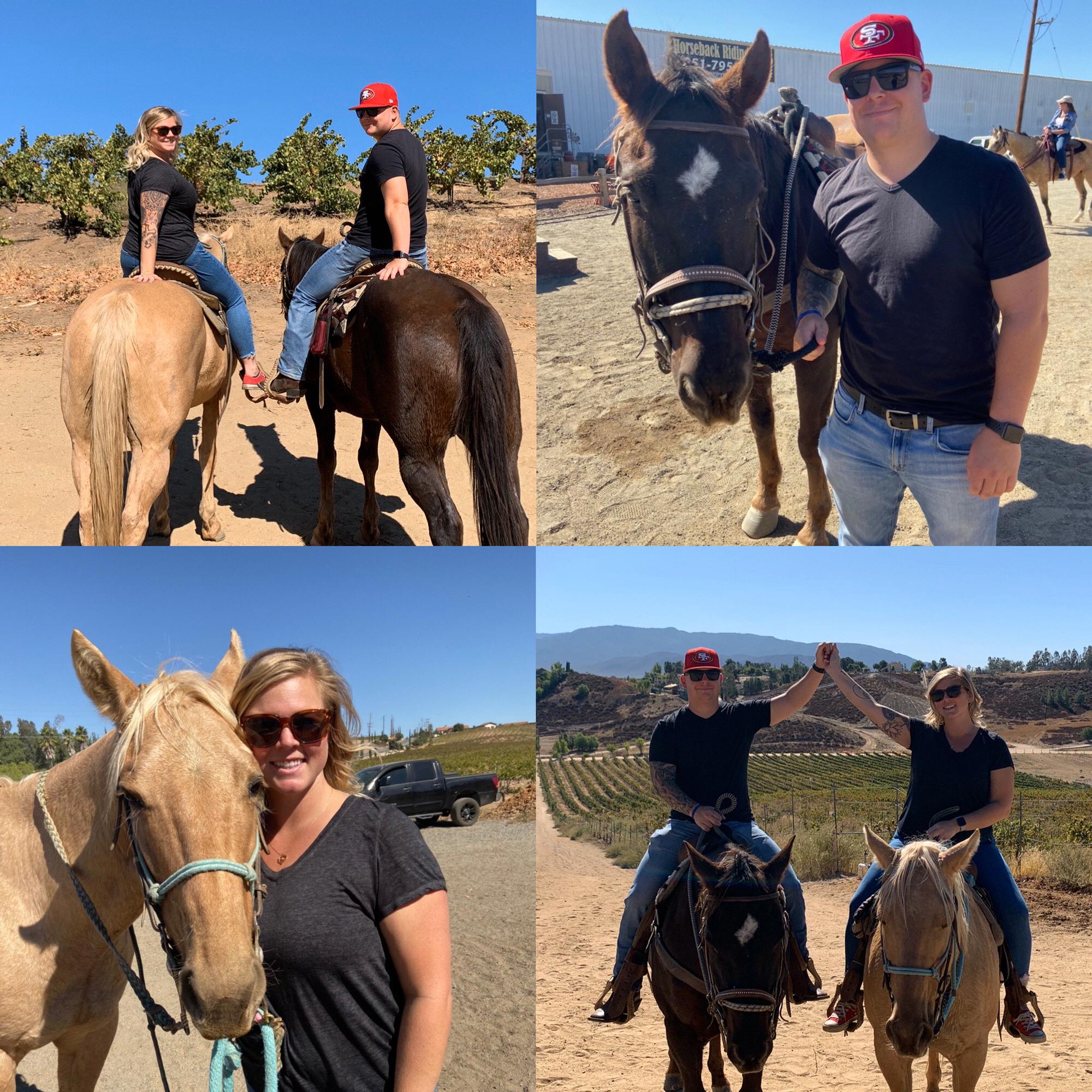 October 2019 - Horseback Riding & Wine Tasting in Temecula