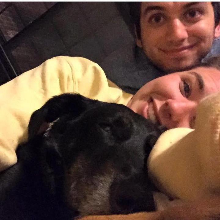 Our first night with Pullo.