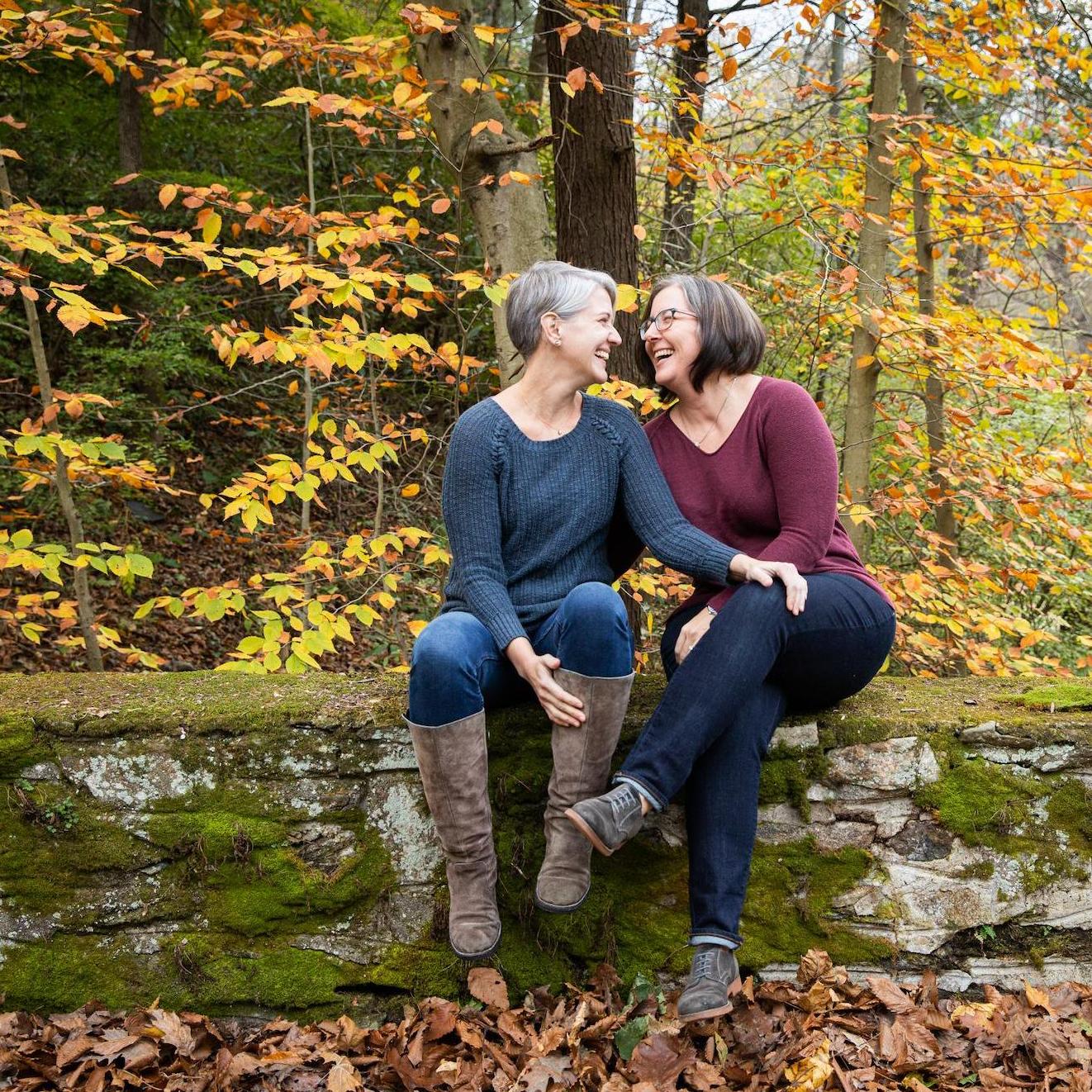 Engagement photos in the Wissahickon! Fairmount Park, 2020
