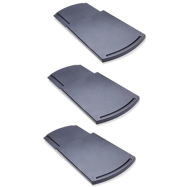 GAGAYA Sliding Tray for Coffee Maker, Kitchen Appliance Moving Caddy, Countertop Storage Mat with Smooth Rolling Wheels for Blender Toaster Food Processors Kitchen Aid Mixer (Set of 3)