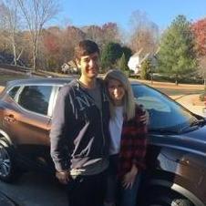 Our first investment together, our new car! November 2017