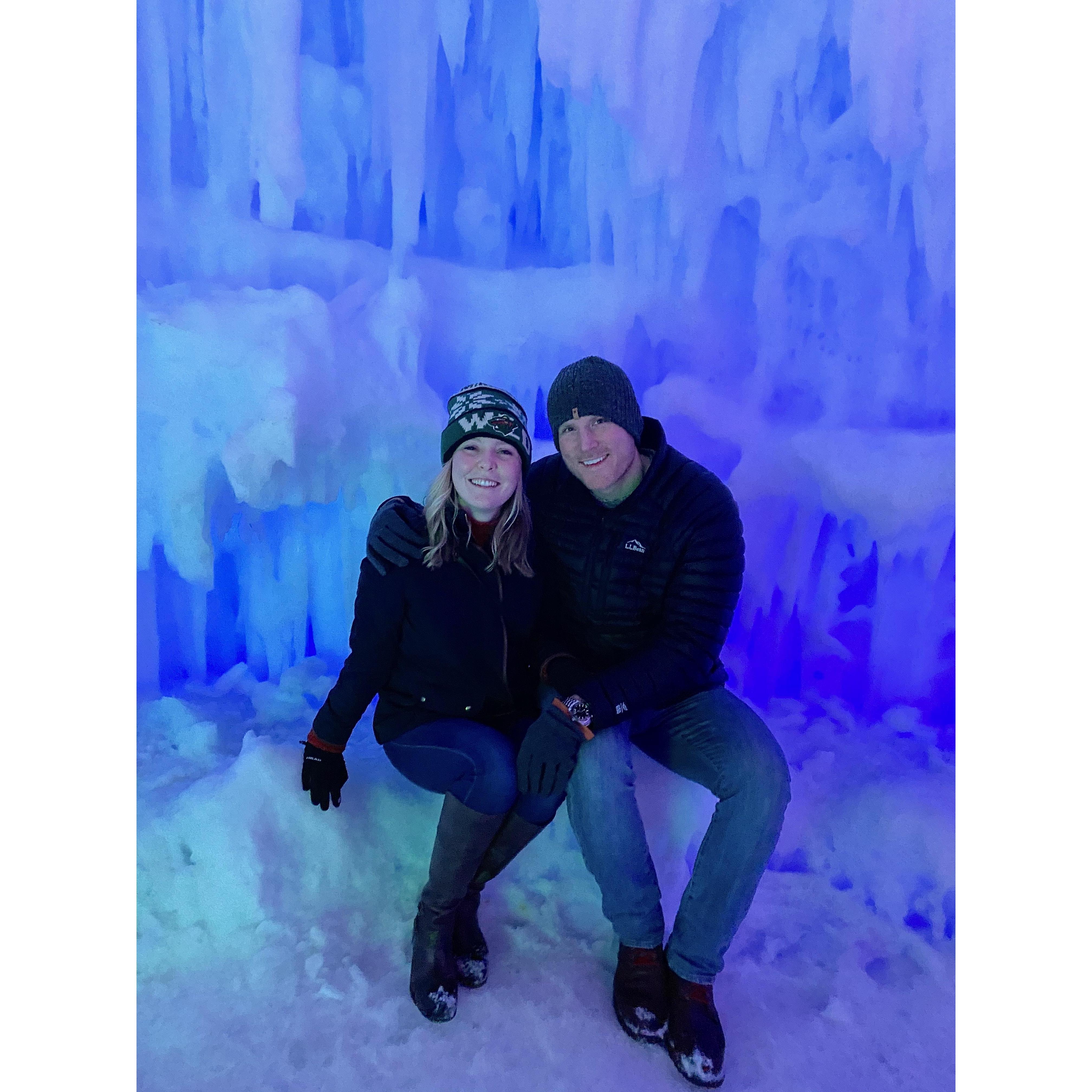 On a trip in Minnesota - one of our last pictures together before we got engaged!