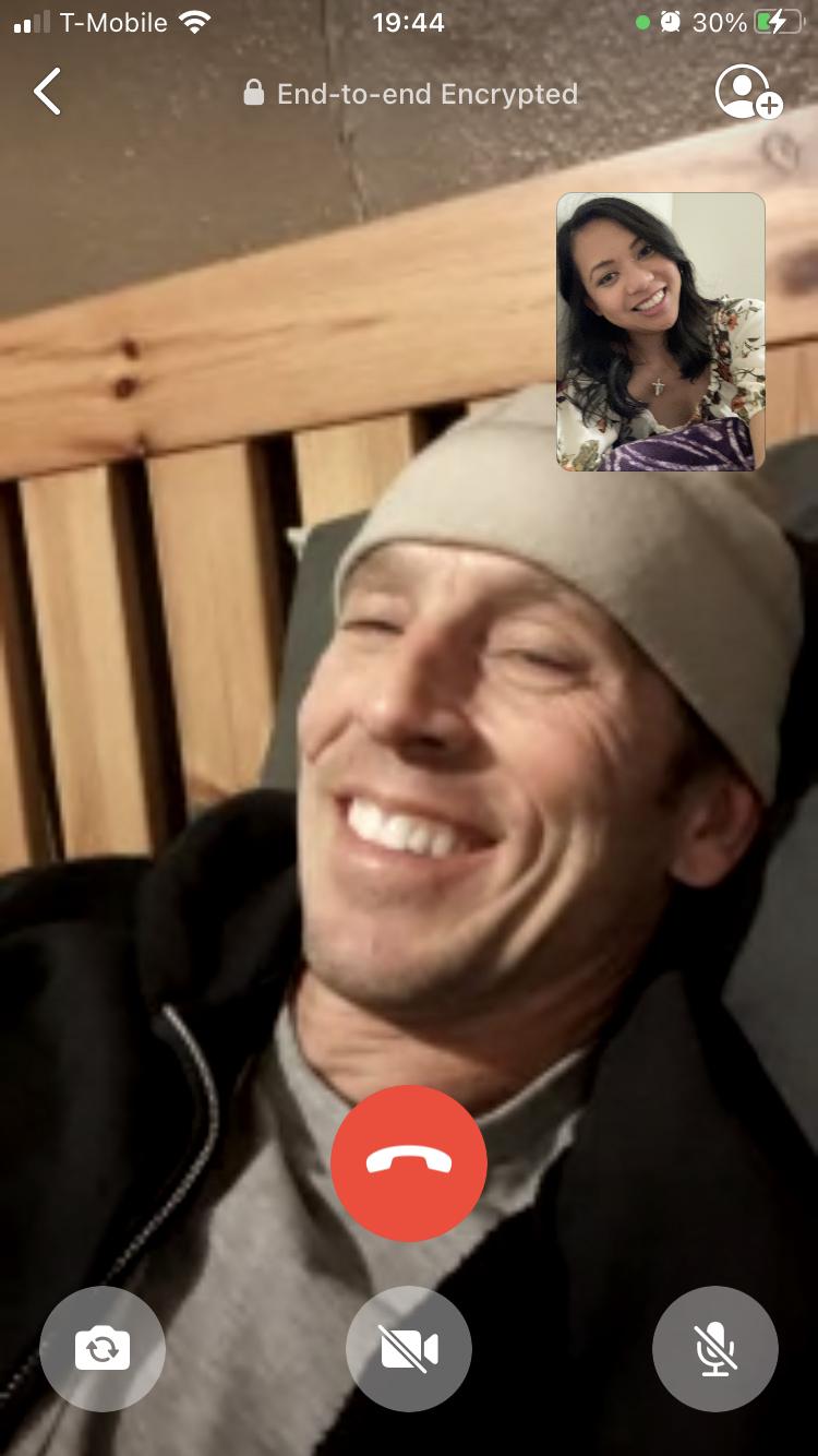 Thank God for video calls!