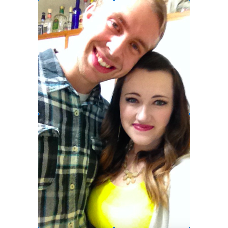 Our first house party together.