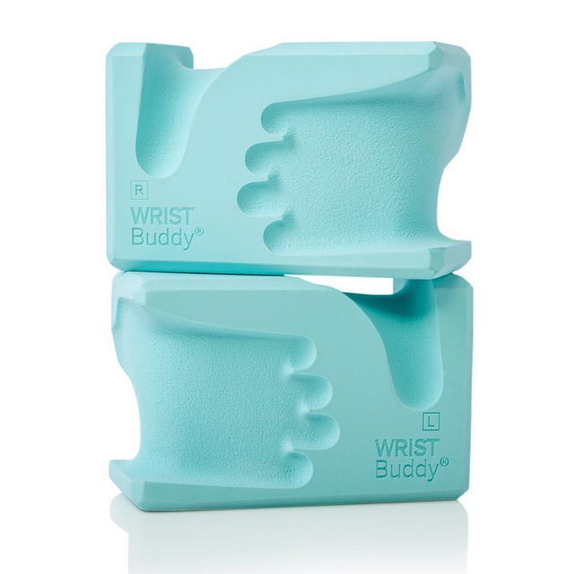 WRISTBuddy® Yoga Blocks 2-Pack (Left + Right) — Ergonomic, Hand-Shaped EVA Blocks for Wrist Relief & Better Grip | Doctor-Designed Support for Yoga, Pilates, Handstands, Push-Ups & Rehab