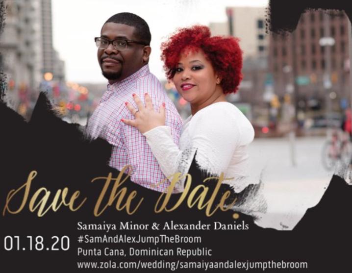 The Wedding Website of Samaiya E. Minor and Alexander M. Daniels
