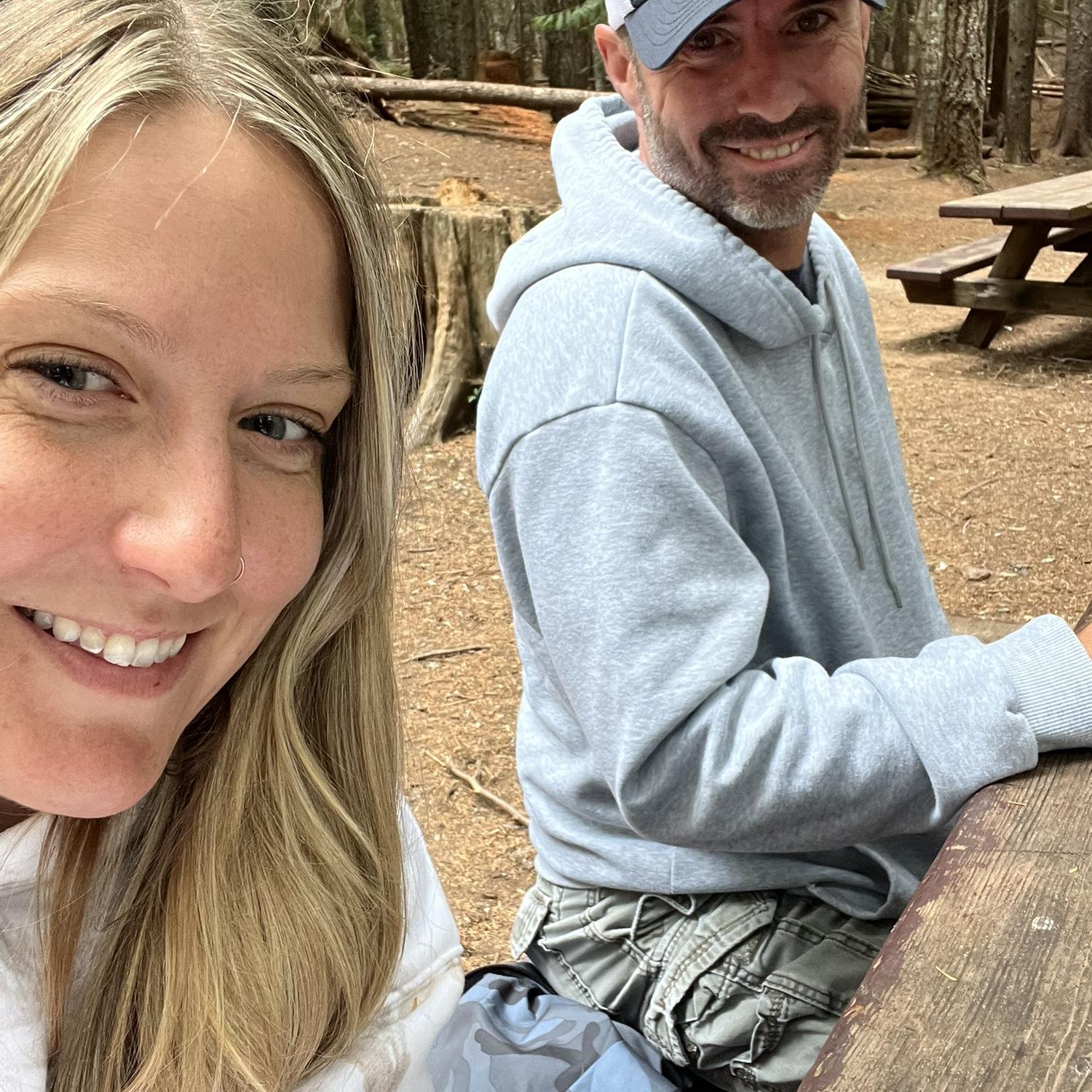 Went on a fun hike at Mount Hood Park. It was cold but beautiful ❤️