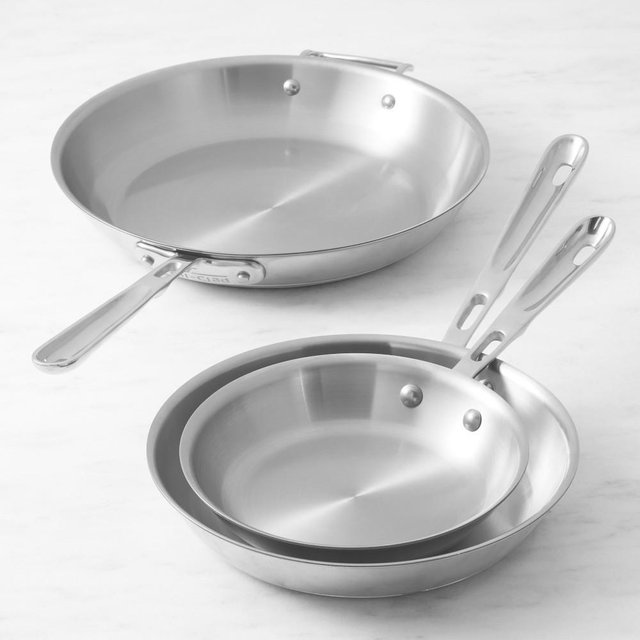 All-Clad Copper Core 3-Piece Fry Pan Set