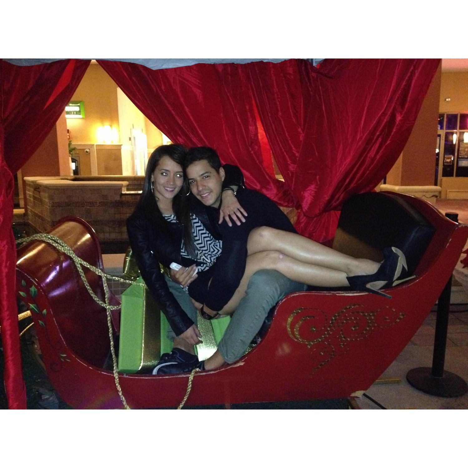 Our first "social media" photo. - Brickell, FL