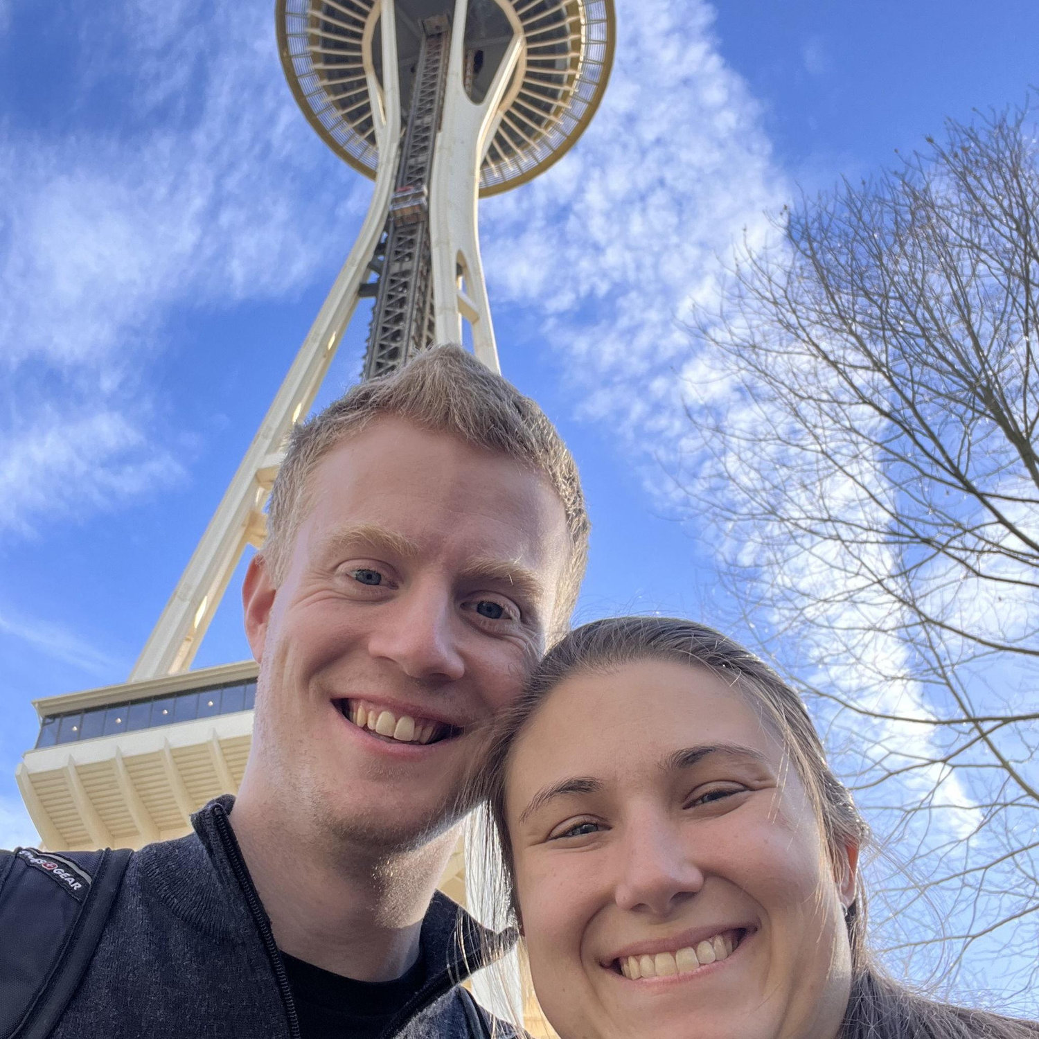 One of our many trips to Seattle