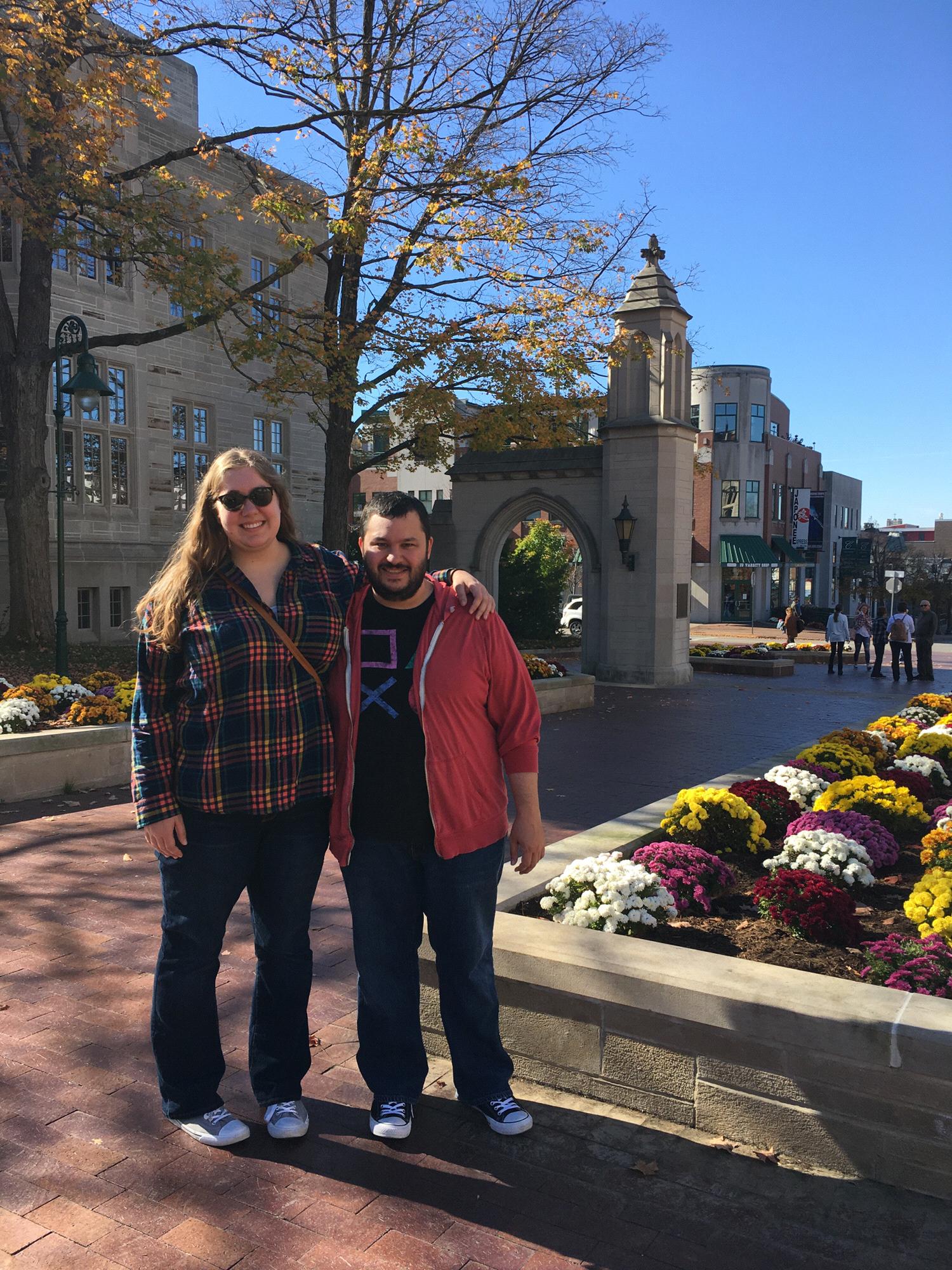 A fall visit to Erin's alma mater in Bloomington, IN