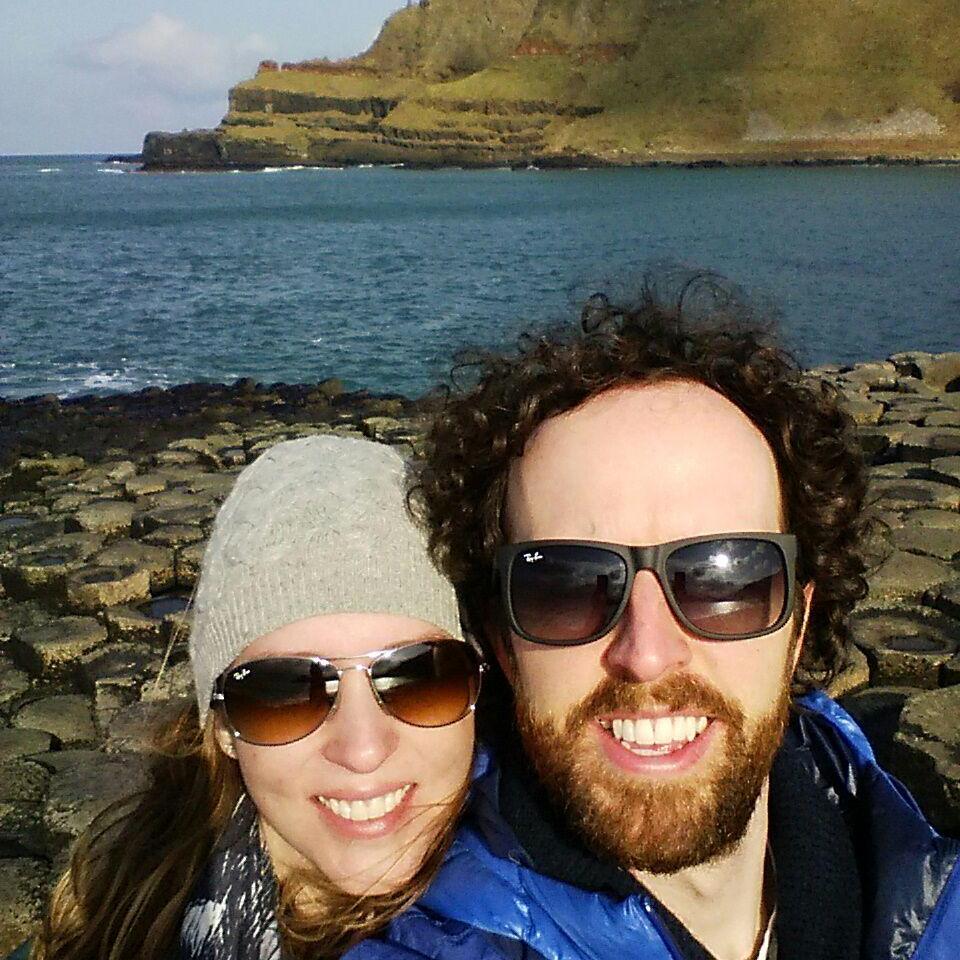 Giant's Causeway. First trip home to Northern Ireland together (March 2015)