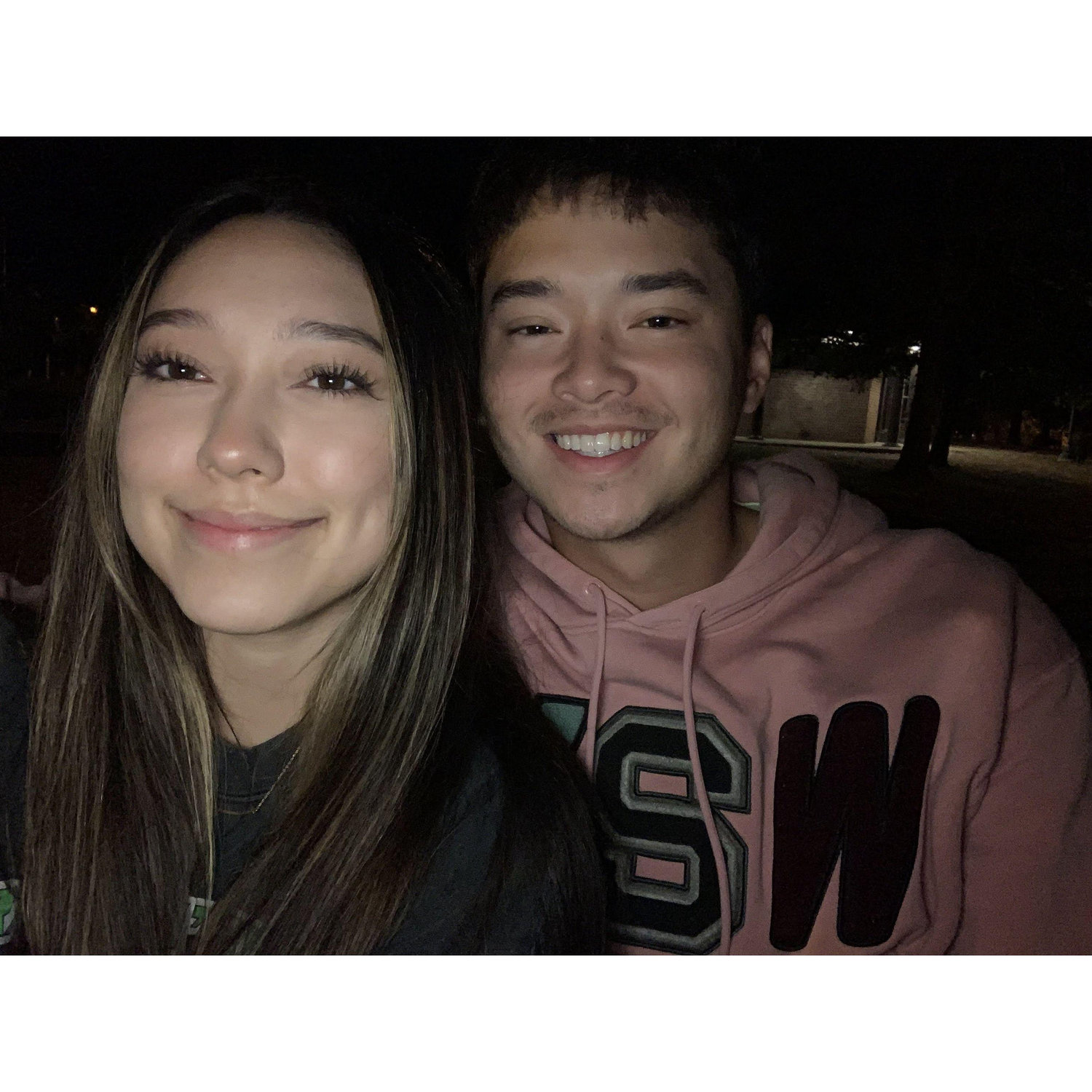 Our first photo together :)