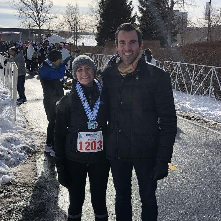 Who runs a half-marathon during a polar vortex??