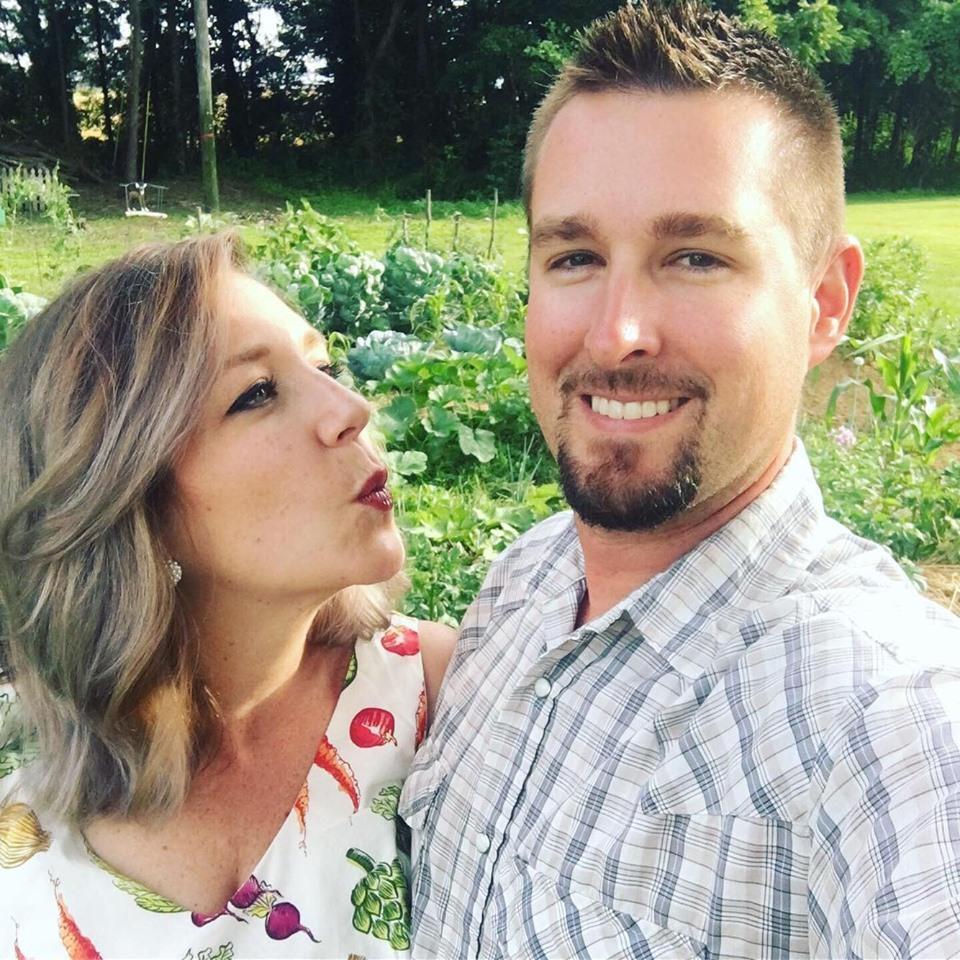 He proposed to me in our beautiful, bountiful garden. So I wanted to take our engagement photos there.