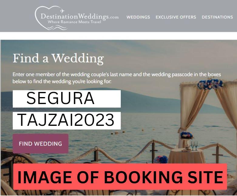 The Wedding Website of Patricia Segura and Jawed Tajzai