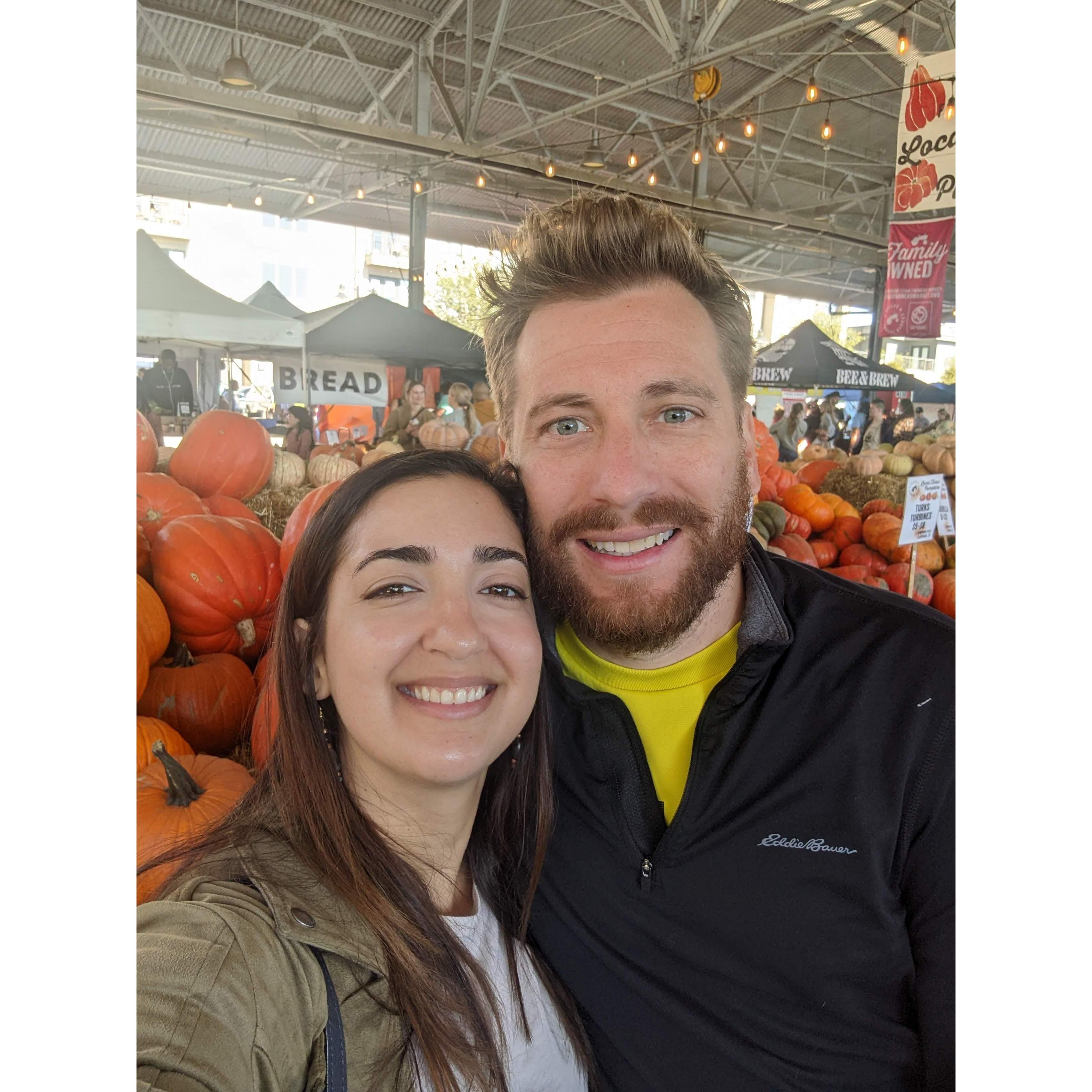 One of our weekly strolls through the Dallas Farmers' Market