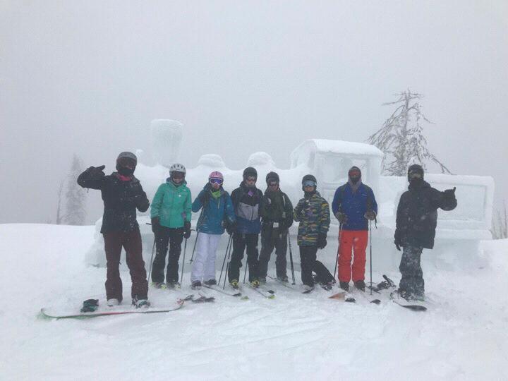 Skiing at Brundage with the squad