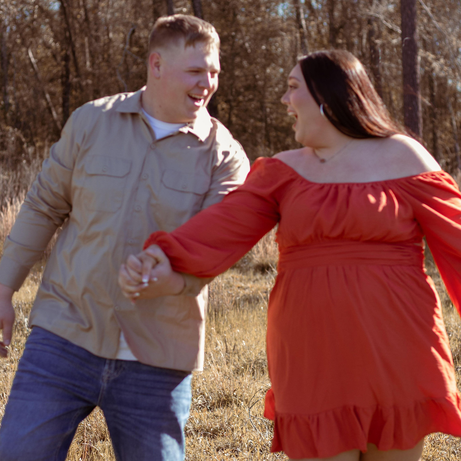 This picture perfectly captures our personalities.