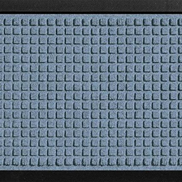 Hudson Exchange 4000 Classic Boot Tray Mat, 34" L x 15" W, 3/8" Thick, Bluestone