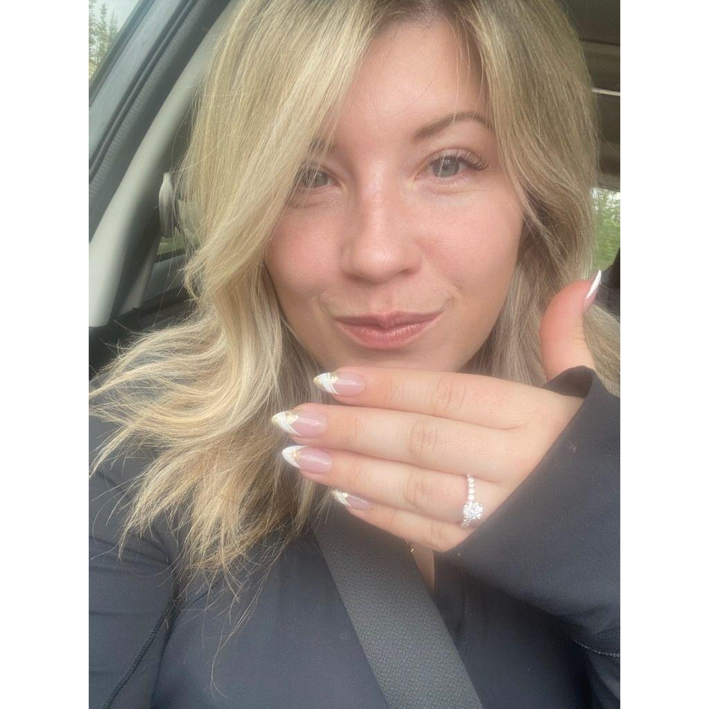 Check out my nails they don't compare to my ring!