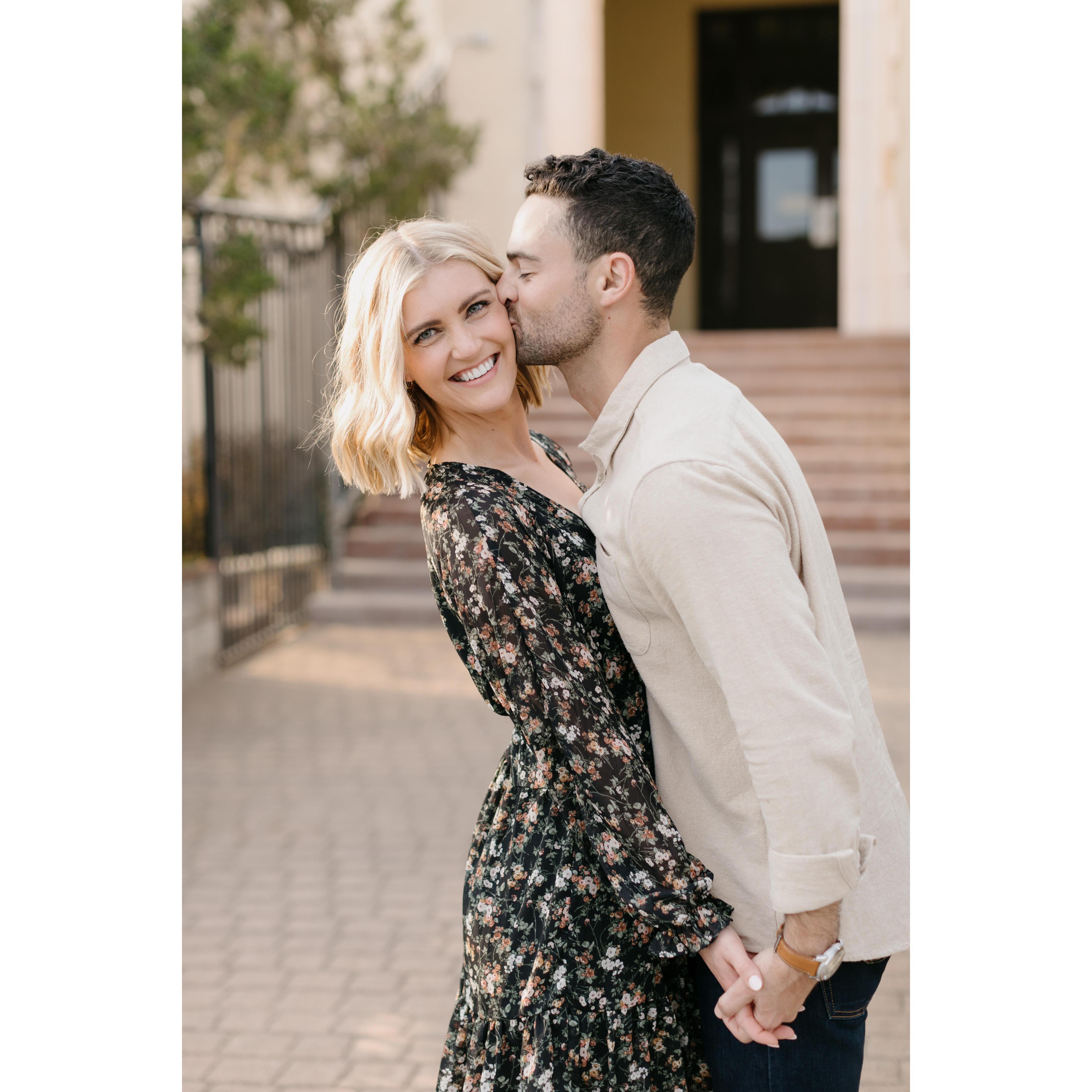 Celebrating one year until the wedding with a trip to San Luis Obispo