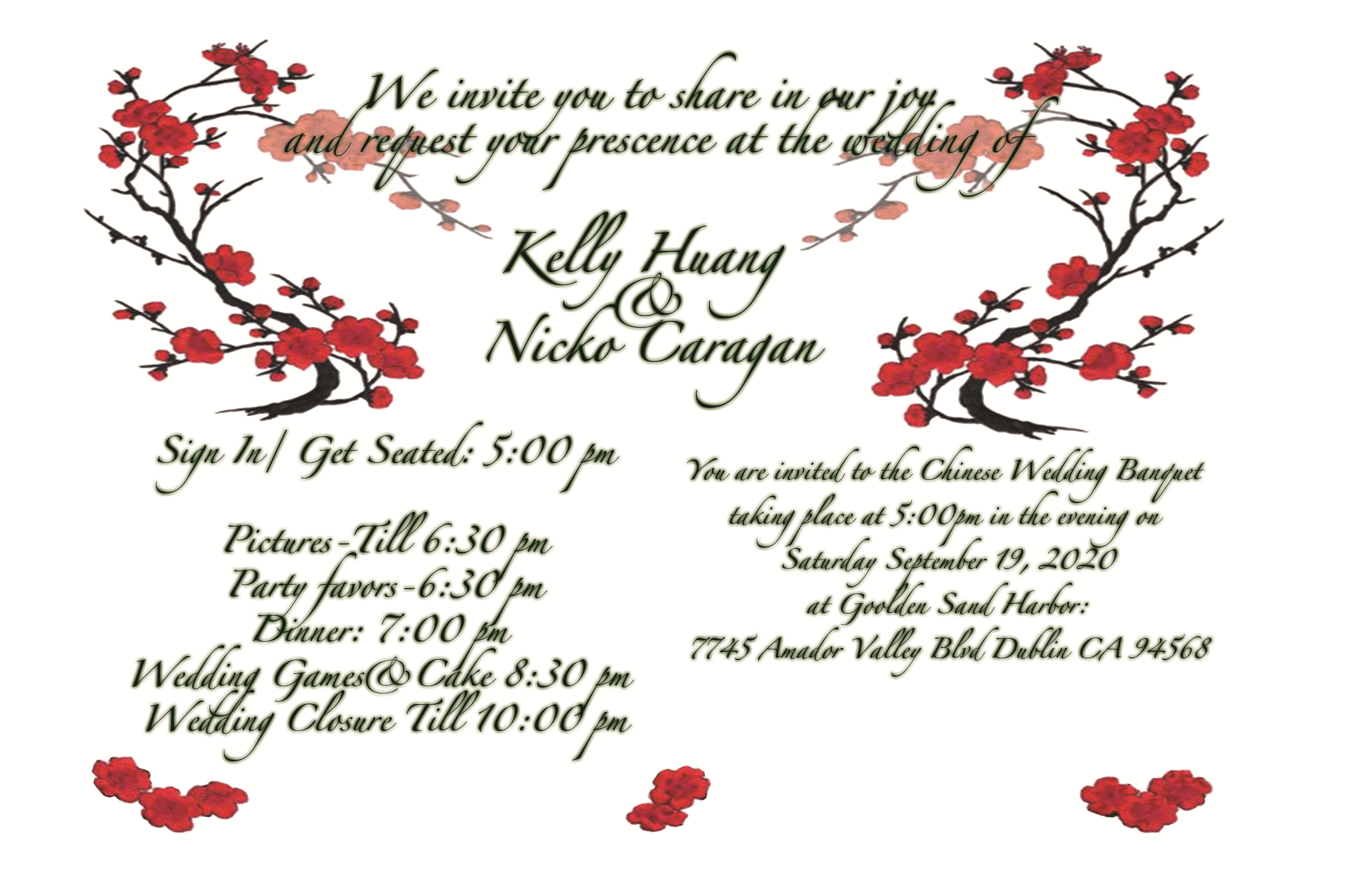 The Wedding Website of Kelly Huang and Nicko Caragan