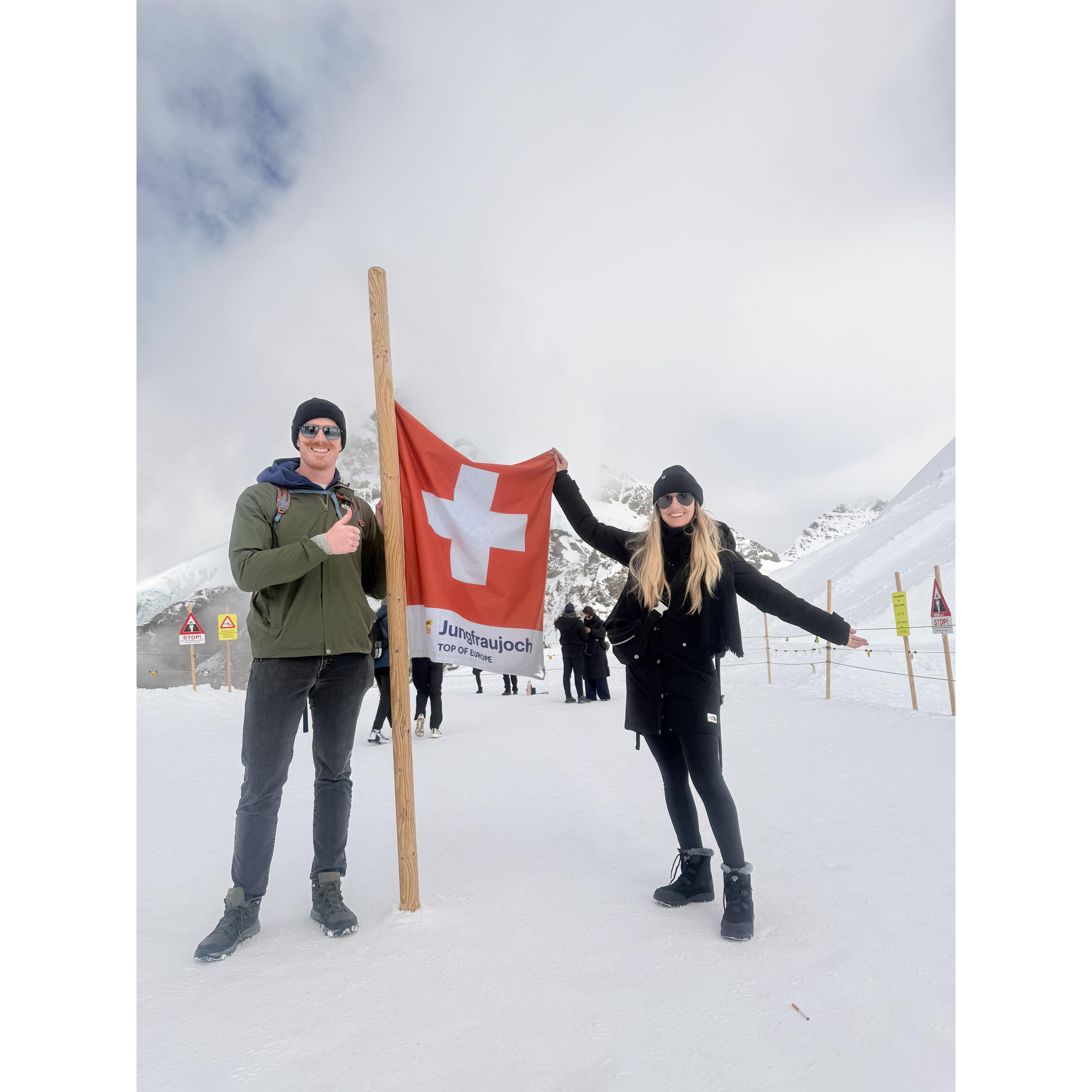 Exploring Jungfrau, the top of Europe