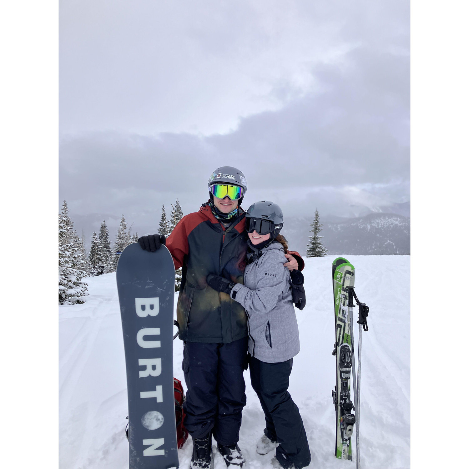 Skiing and snowboarding at Wolf Creek!
