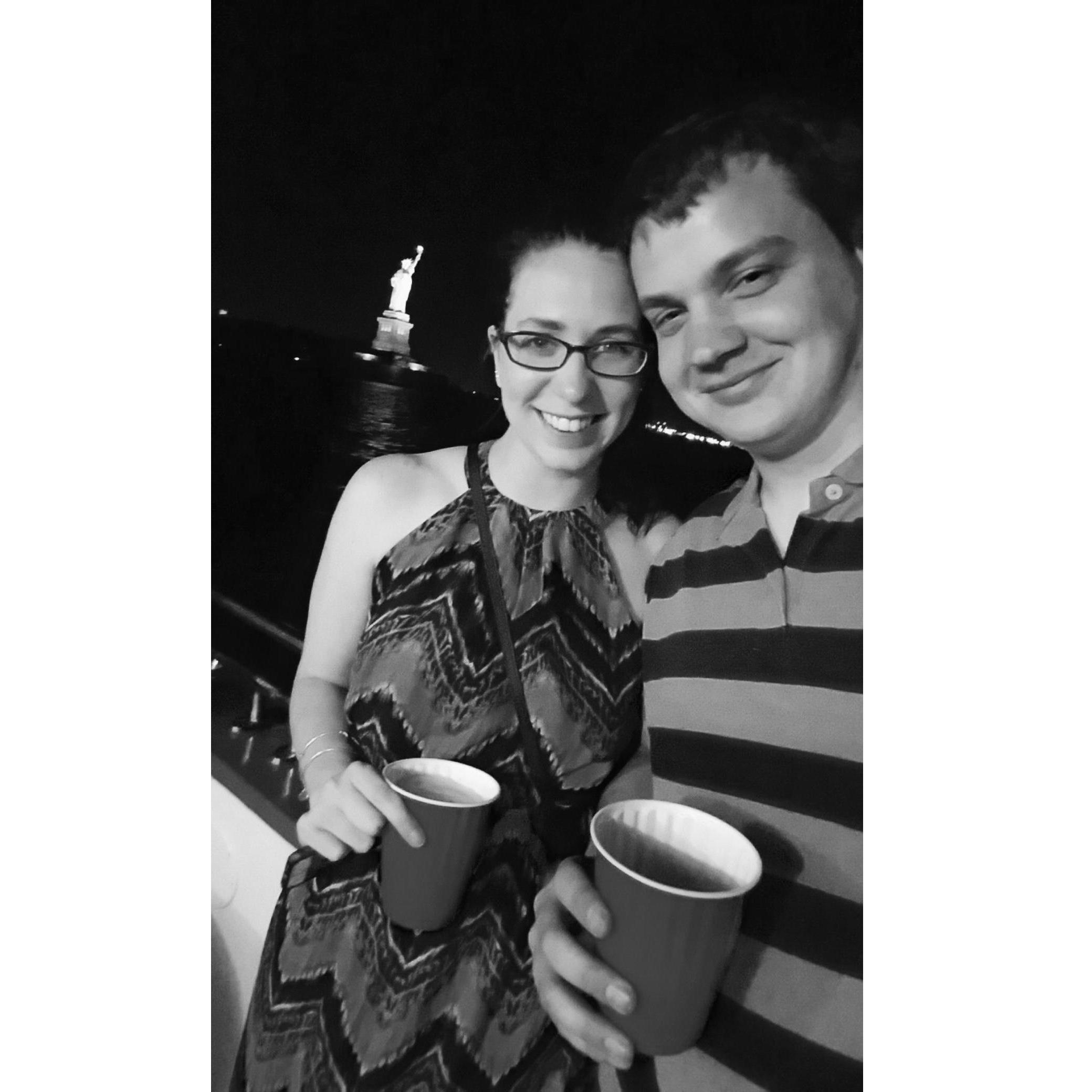 Booze Cruise around New York.