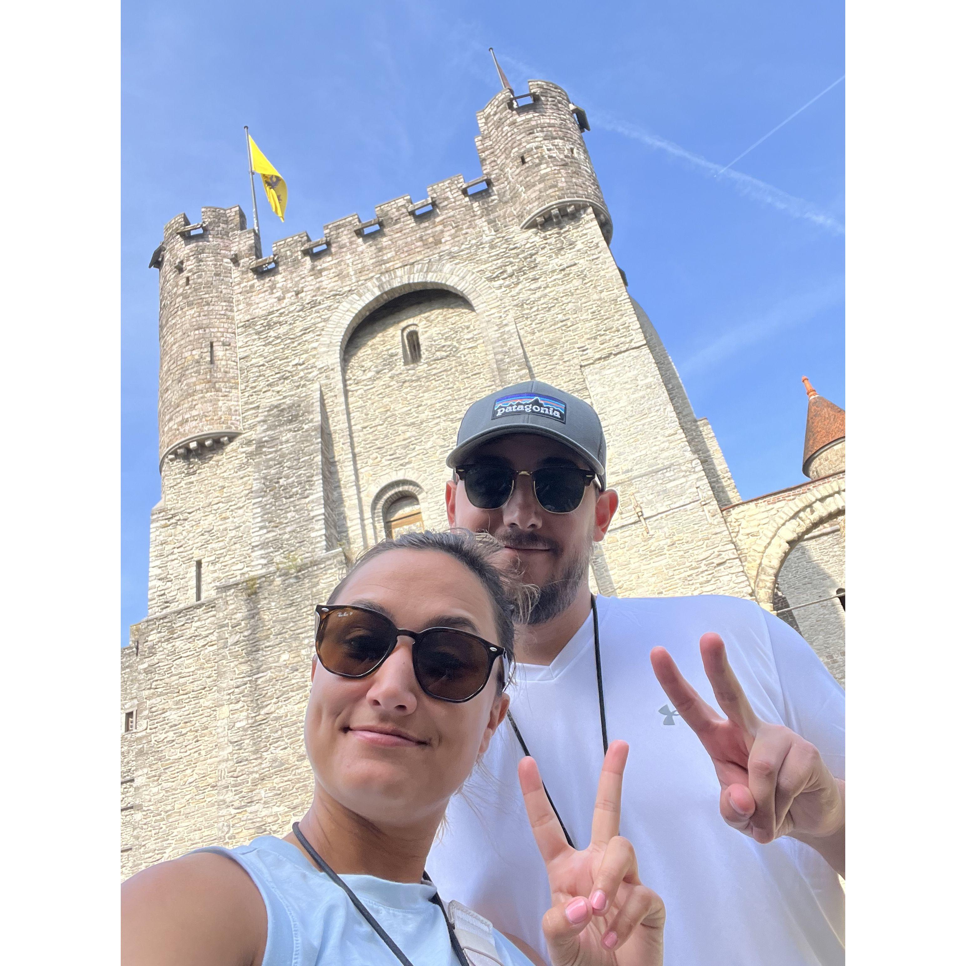 At Castle of the Counts in Ghent, Belgium
