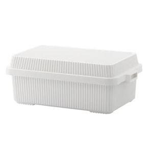 like-it Stack-up Containers (White, Shallow)