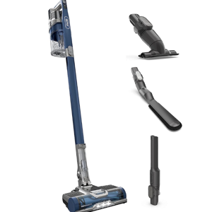 Shark Cordless Pet Plus Vacuum with HEPA Filter, Powerful Suction, Lightweight, 40min Runtime, Anti-Allergen Complete Seal, PowerFins, Self-Cleaning Brushroll, for Carpets & Hardfloors, Blue, IZ361H