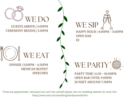 The Wedding Website of Kandace Sylvester and Tristin Hodges